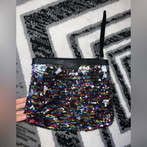 Victoria's Secret Rainbow Sequin bag